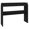 vidaXL Konzolový stůl černý 102x30x80 cm Dřevěný materiál Náhled obrázku produktu 1