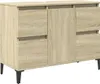 vidaXL Umyvadlová skříňka Sonoma Oak 80x33x60 cm Dřevěný Náhled obrázku produktu 1