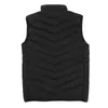 A black puffer vest shown from the back. Náhled obrázku produktu