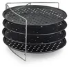 Set di 4 teglie per pizza Relaxdays, con supporto, Anteprima dell’immagine prodotto 8