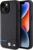 BMW Leder Carbon Blue Line - iPhone 15 Hlle (Schwarz) Produktbild-Vorschau 1