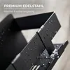 DEKAZIA® Duschablage Edelstahl Schwarz - Selbstklebendes Produktbild-Vorschau 5