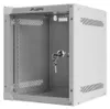 LANBERG 10"  6U 280x310 Wandgehäuse Glastür (FlatPack) grau Podgląd zdjęcia produktu 3