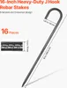 VEVOR Piquets d'ancrage, 406,4 mm, type J avec 10 mm de Voir les images du produit 2