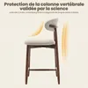Lot de 4 chaises de bar – Tabourets modernes, assise Voir les images du produit 7