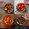 WELLGRO Einmachgläser mit Bügelverschluss rund 255ml - Produktbild-Vorschau 4