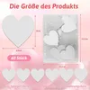 60 Stück Mini Herz Spiegel (5cm), Selbstklebend Acryl Produktbild-Vorschau 2