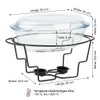 TOPFANN Speisewärmer 4 L aus Borosilikatglas – Auflaufform Produktbild-Vorschau 2