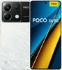 A marketing image of a white Xiaomi Poco X6 5G smartphone, showing both the front and back of the device. Náhled obrázku produktu