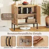 COSTWAY Sideboard Rattan Aufbewahrungsschrank, Boho Buffet Produktbild-Vorschau 8