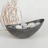 Große Pflanzschalen oval, schwarz 55 cm für außen Produktbild-Vorschau 7