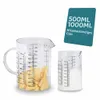 Messbecher Set Glas 500ml/1000ml hitzebeständig Messkanne Produktbild-Vorschau 1