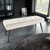 Bank BOUTIQUE 100cm beige Kordel Produktbild-Vorschau 12