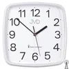 JVD RH616.1 Wanduhr Funk Funkwanduhr analog weiß viereckig Produktbild-Vorschau 1
