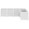 Weiß Pflanzkübel Weiß 160x120x53 cm PP Beete Beete Produktbild-Vorschau 4