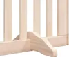 Psí branka s dvířky, skládací, 6 panelů, 300 cm, topolové Náhled obrázku produktu 11