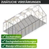 BRAST Gewächshaus Aluminium mit Fundament | 490x250x205cm | Produktbild-Vorschau 10