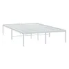 vidaXL Bettgestell Metall Weiß 120x190 cm -  Betten & Produktbild-Vorschau 5