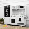 Baby Vivo Kinderküche Spielküche aus Holz - Bruno mit Tafel Produktbild-Vorschau 3
