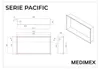Wandnische Dusche PACIFIC gebürstetes chrom Produktbild-Vorschau 3