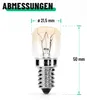 ABSINA 4x Backofen Glühbirne 15W E14 - Backofenlampe bis Produktbild-Vorschau 6