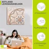 ARTland Leinwandbild Boho Mandala Größe: 50x50 cm Produktbild-Vorschau 3