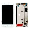 Huawei Ascend G6 LCD Einheit mit Rahmen Weiss Produktbild-Vorschau 3