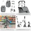 tectake® Einkaufstrolley Shopper 3-in-1, Nutzung auch als Produktbild-Vorschau 4