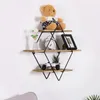 Półka wisząca 50×50 cm – drewniana półka wisząca z 3 Podgląd zdjęcia produktu 7