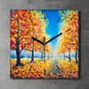 Coloray Uhr auf Leinwand 30x30 cm Wand Uhr Dekoration Produktbild-Vorschau 2