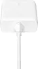 A white Belkin charger with a white cable attached, shown from a top-down perspective against a white background. Voir les images du produit