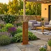 Relaxdays Gartendeko Rostoptik, Lieblingsplatz, HxBxT: 71 x Produktbild-Vorschau 2