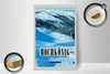 Holzschild Reise 20x30cm Hochkönig Skipiste Winter Schnee Produktbild-Vorschau 2