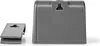 A gray water pump and a gray clip are shown against a white background. Voir les images du produit