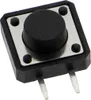 Taster, 2 Pins, 12*12*6mm Produktbild-Vorschau 1