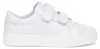 Kinder Kunstleder Sneaker Klettverschluss Freizeitschuhe Produktbild-Vorschau 1