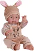 Woopie Royal-babypop in konijntjesoutfit, 46 cm Productafbeelding-voorbeeld 2