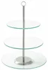 3-stöckige Glas-Etagere für Gebäck, Torten und Obst, Produktbild-Vorschau 1
