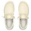 HEYDUDE Scarpe di tela Wally uomo beige 42 Anteprima dell’immagine prodotto 5