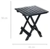 ProGarden Campingtisch Kunststoff grau 45x43x50cm Outdoor Produktbild-Vorschau 23