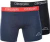 2er Pack Kappa Trunk Boxershorts 001 schwarz/dunkelblau XXL Produktbild-Vorschau 3