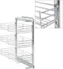 vidaXL Cestello da cucina in filo metallico a 3 ripiani, Anteprima dell’immagine prodotto 9