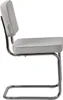 Lot de 2 chaises cantilever en velours côtelé beige MARIA Voir les images du produit 3