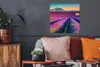 MuchoWow® Poster Lavendel - Berg - Blumen 50x50 cm - Produktbild-Vorschau 2