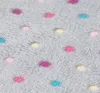 Decke 75x100 MILLY Grau mit Punkten Produktbild-Vorschau 2