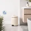 Relaxdays cosmetische prullenbak, 5 liter, retro-design, Productafbeelding-voorbeeld 6