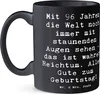 Mr. & Mrs. Panda Teetasse Spruch 96. Geburtstag Freude - Produktbild-Vorschau 2