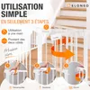 Grille de protection pour cheminée ELONEO, 75 cm de haut, Voir les images du produit 4