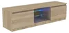 TV skrinka, 120 cm, Imitácia dreva Sonoma, s LED Náhľad obrázku produktu 4