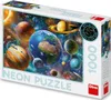 Puzzle neon 1000 dílků Planety Produktbild-Vorschau 1
